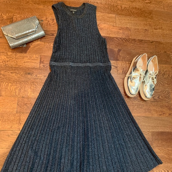 Banana Republic Navy Blue Dress with Shimmer  NWTs - Picture 2 of 3